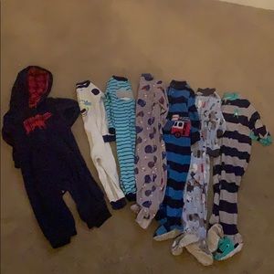 Already bundled set of SEVEN Carter’s pajamas